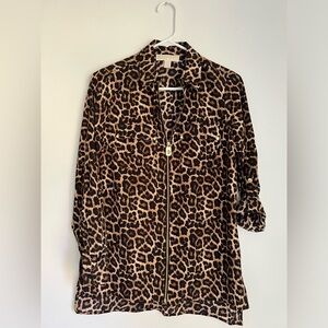 Michael Kors Leopard Blouse
